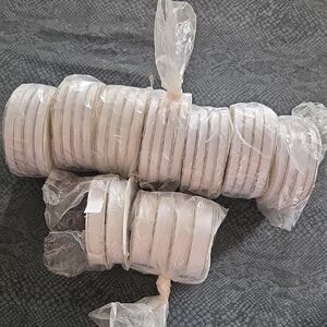 White Ribbon Rolls 1/4" 5/8"